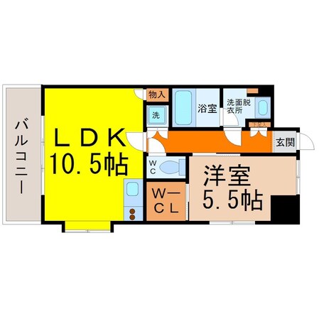 Ｌａ　Ｄｏｕｃｅｕｒ山王の物件間取画像